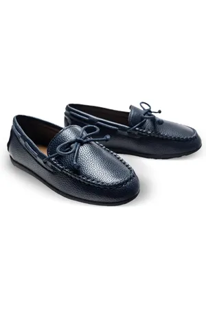 M. Moustache Mocassins à détail de nœud