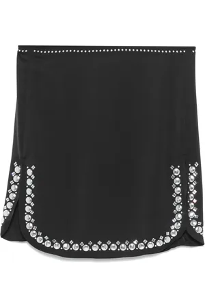 Paco rabanne Minijupe à ourlet clouté