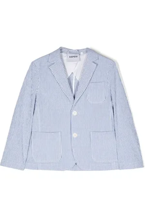 Aspesi Blazer rayé à simple boutonnage