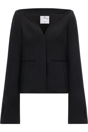 Courrèges Blazer Ellipse Heritage à design sans col