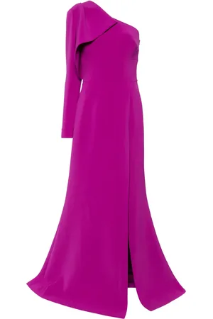 Elie saab Robe longue à design asymétrique
