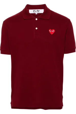Comme des Garçons Polo à patch cœur