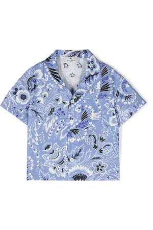 Etro Chemise en coton à fleurs