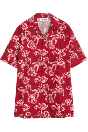 Lanvin Chemise à imprimé végétal