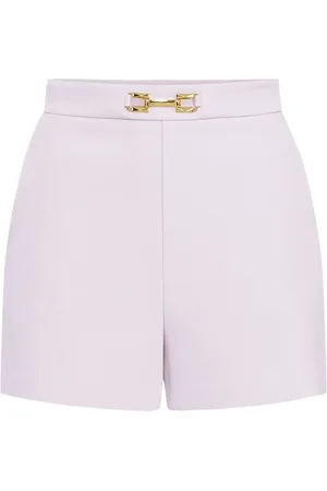 Elisabetta Franchi Short à logo gravé