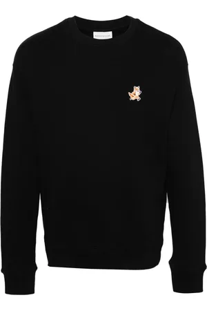 Maison Kitsuné Sweat en coton à motif renard