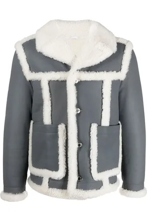 Thom Browne Veste zippée à col lainé