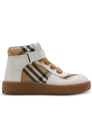 Burberry Baskets montantes à carreaux