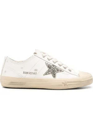 Golden Goose Baskets V-Star 2 à effet usé