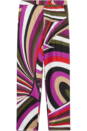 Puccini Pantalon à imprimé abstrait