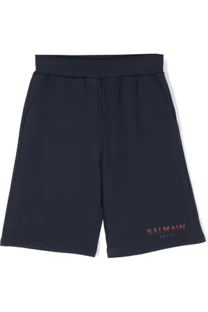 Balmain Short de sport à logo imprimé
