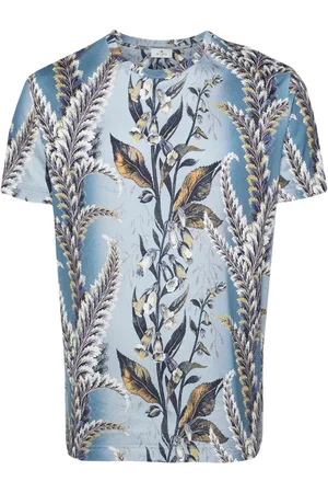 Etro T-shirt en coton à imprimé botanique