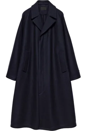 Prada Manteau à logo triangle