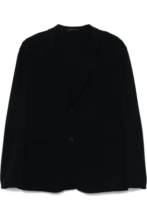 Giorgio Armani Blazer à design nervuré