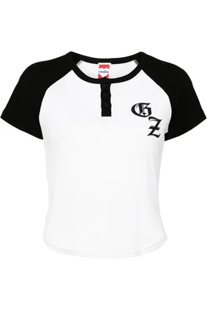 Ground Zero T-shirt nervuré à logo imprimé