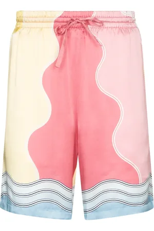 Casablanca Short Soleil Levant en soie