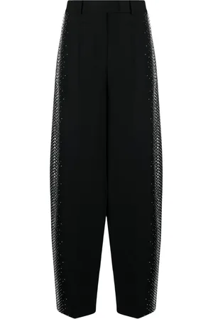 The Attico Pantalon ample Jagger à taille-haute
