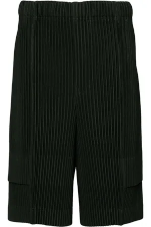 Issey Miyake Short plissé à poches cargo