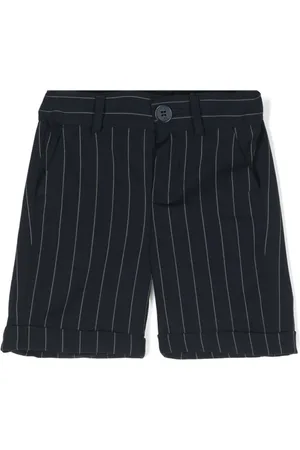 FAY Short à fines rayures