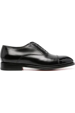 santoni Mocassins en cuir à lacets