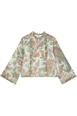 Etro Blouse à imprimé cachemire