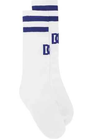 Dolce & Gabbana Chaussettes à logo DG en jacquard