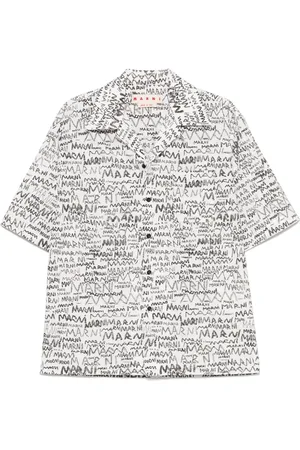 Marni Chemise à logo imprimé