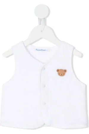 Familiar Gilet à broderie ourson