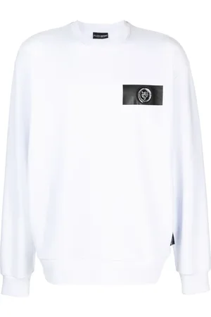 Philipp Plein Sweat en coton à patch logo