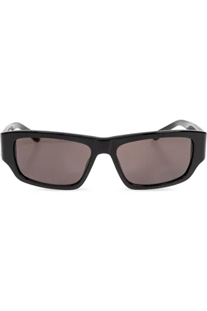 Balenciaga Lunettes de soleil imprimées à monture rectangulaire