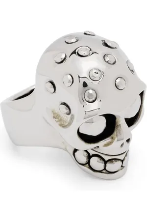 Alexander McQueen Bague The Jewelled Skull