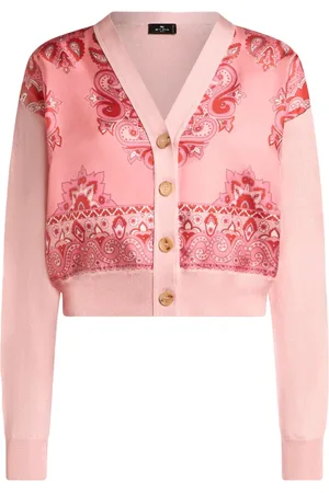 Etro Cardigan à empiècement imprimé