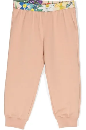 Roberto Cavalli Pantalon de jogging à logo brodé
