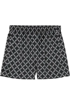 Michael Kors Short satiné Empire à logo imprimé