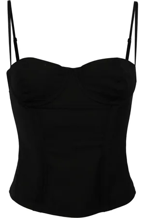 Kiki de Montparnasse Haut bustier à coutures apparentes