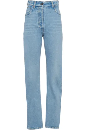 Prada Jean droit à taille haute