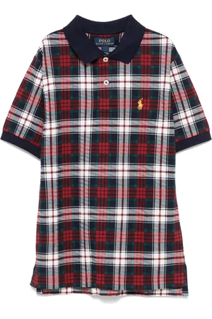 Ralph Lauren Polo en piqué à carreaux
