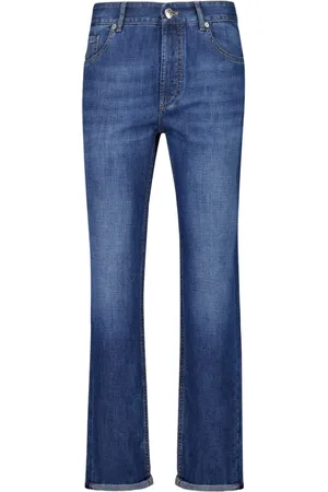 Brunello Cucinelli Jean à coupe droite