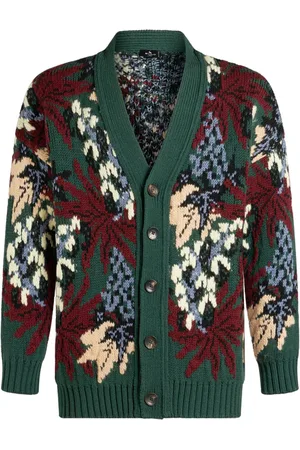 Etro Cardigan en jacquard à col v