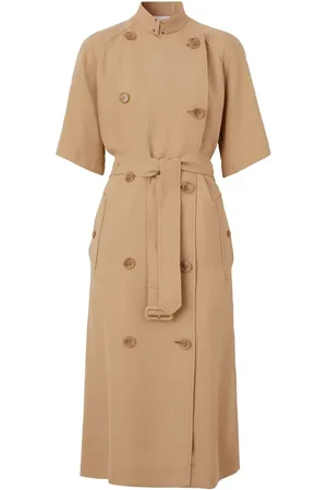 Burberry Robe portefeuille à manches courtes