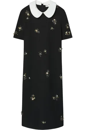 Tory Burch Robe-pull à ornements strassés
