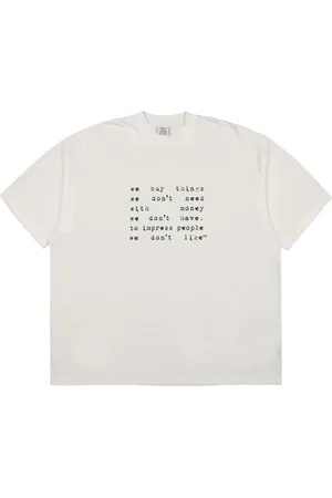 Vetements T-shirt We Buy Things