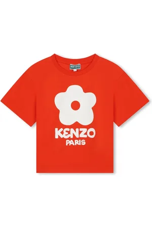Kenzo T-shirt en coton biologique à logo imprimé