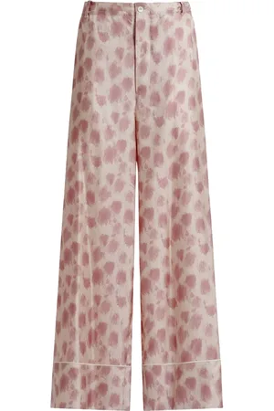 Marni Pantalon en soie à coupe ample