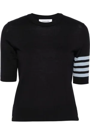 Thom Browne T-shirt à rayures 4 bandes