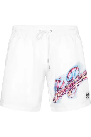 Philipp Plein Short de bain à imprimé graphique