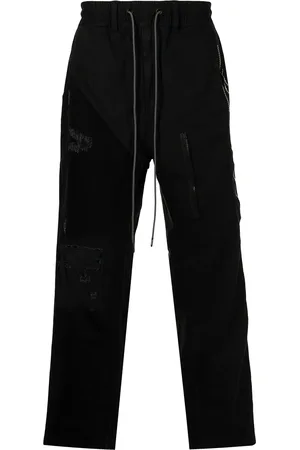 MOSTLY HEARD RARELY SEEN Pantalon droit à empiècements