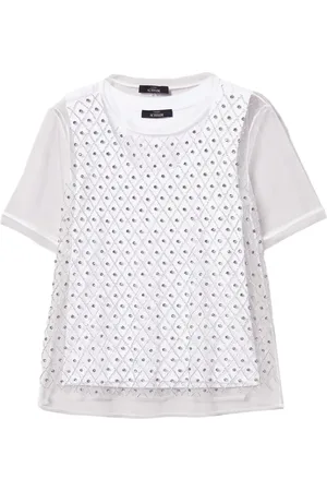 Twin-Set T-shirt en tulle