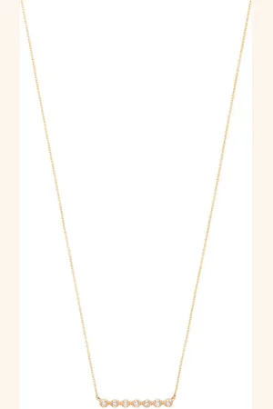 Dana Rebecca Designs Collier Lulu Jack en 14ct pavé de diamants