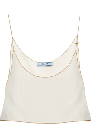 Prada Caraco crop Sablé